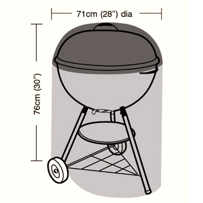 Deluxe - Kettle BBQ Cover - 71cm