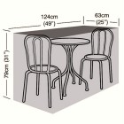 Preserver - 2 Seater Small Bistro Set Cover - 124cm