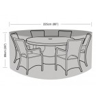 Preserver - 6 Seater Circular Patio Set Cover - 225cm