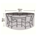 Preserver - 6/8 Seater Circular Patio Set Cover - 250cm