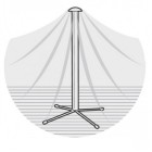 Table Top Centre Water Shedding Pole