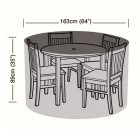 Deluxe - 4 Seater Circular Patio Set Cover - 163cm