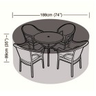 Deluxe - 4/6 Seater Circular Patio Set Cover - 188cm