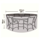 Deluxe - 6/8 Seater Circular Patio Set Cover - 250cm
