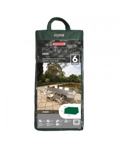 Classic Protector 6000 Rectangular Patio Set Cover - 8/10 Seat - Green