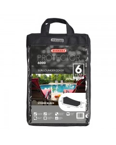 Classic Protector 6000 Sun Lounger Cover - Black