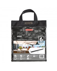 Classic Protector 6000 Large Parasol Cover - Black