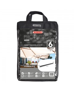 Classic Protector 6000 Giant Parasol Cover With Zip - Black