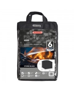 Classic Protector 6000 Super Grill Barbecue Cover - Black