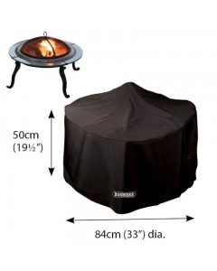 Classic Protector 6000 Large Round Fire Pit Cover - Black
