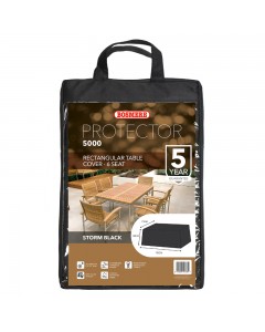 Classic Protector 5000 Rectangular Table Cover - 6 Seat - Black
