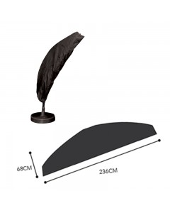 Classic Protector 5000 Cantilever Parasol Cover - Black