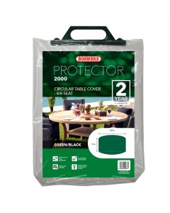 Classic Protector 2000 Circular Table Cover - 4/6 Seat - Green / Black