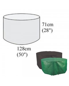 Classic Protector 2000 Circular Table Cover - 4/6 Seat - Green / Black