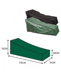 Classic Protector 2000 Sun Lounger Cover - Green / Black