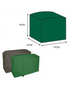 Classic Protector 2000 Trolley Barbecue Cover - Green / Black