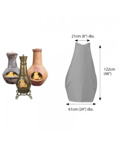 Classic Protector 6000 Large Chimenea Cover - Grey