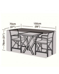 Preserver - 2 Seater Large Bistro Set Cover - 150cm