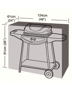 Deluxe - Medium Classic BBQ Cover - 124cm