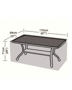 Deluxe - 6 Seater Rectangular Table Cover - 170cm