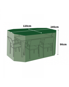 Protector Rectangular Patio Set Cover - 6 Seat