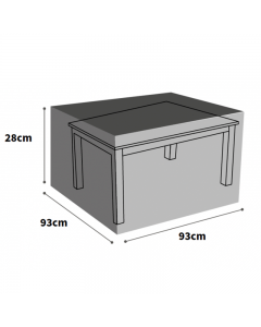Ultimate Protector 28cm High Coffee Table Cover - Charcoal