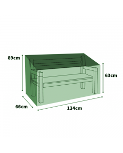 Ultimate Protector 2 Seater Bench Cover - Small - Green