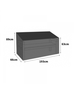 Ultimate Protector 3-4 Seater Bench Cover - Large - Charcoal