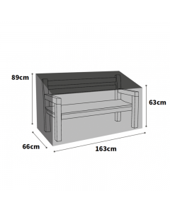 Ultimate Protector 3 Seater Bench Cover - Medium - Charcoal