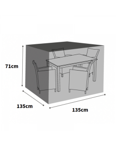 Ultimate Protector 4 Seater Cube Set Cover - Extra Large - Charcoal