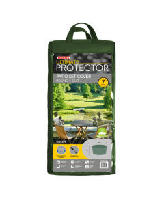 Ultimate Protector 90cm High Circular Patio Set Cover - 4 Seat - Green