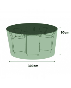 Ultimate Protector Circular Patio Set Cover - 8 Seat - Green