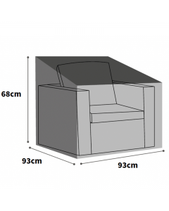 Ultimate Protector Armchair Cover - 93cm - Charcoal