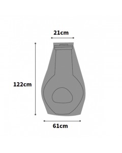 Ultimate Protector Large Chimenea Cover - Charcoal