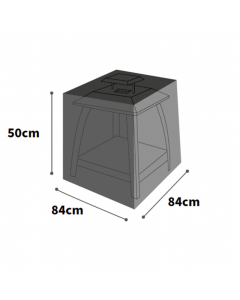 Ultimate Protector Large Square Fire Pit Cover - Charcoal