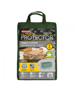Ultimate Protector Rectangular Table Cover - 6 Seat - Green