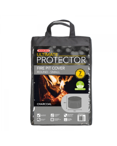 Ultimate Protector Small Round Fire Pit Cover - Charcoal