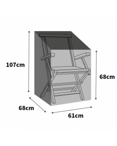 Ultimate Protector Stacking Chair Cover - Charcoal