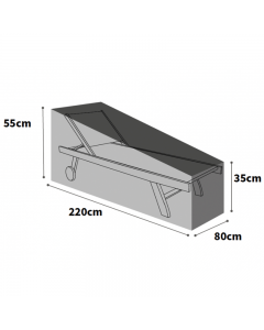 Ultimate Protector Sun Lounger Cover - Large - Charcoal