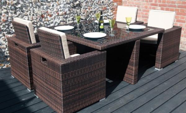 Rattan Cube Set Covers For Sale